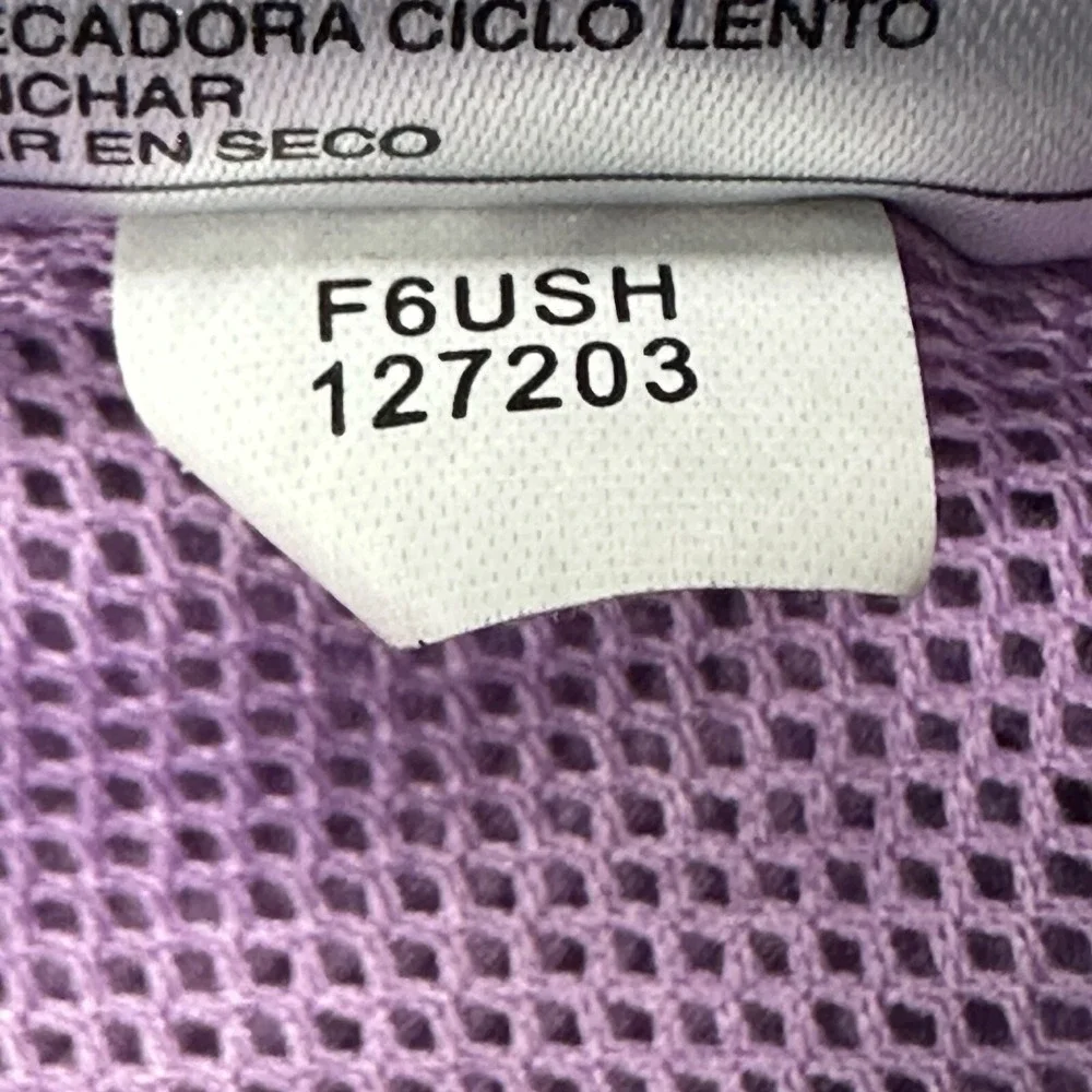 NIKE Womens Small 4-6 F6USH 127203 Full-Zip Purple Polyester Athletic Jacket